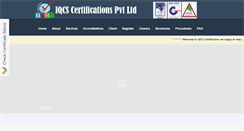 Desktop Screenshot of iqcsindia.com